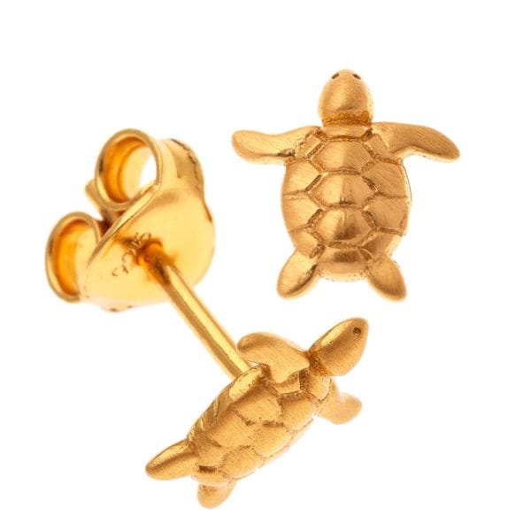 Earrings silver 925o turtle