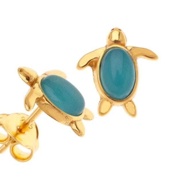 Earrings silver 925o turtle
