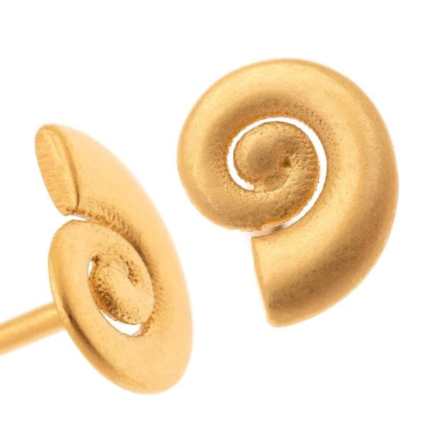 Earrings silver 925o snail