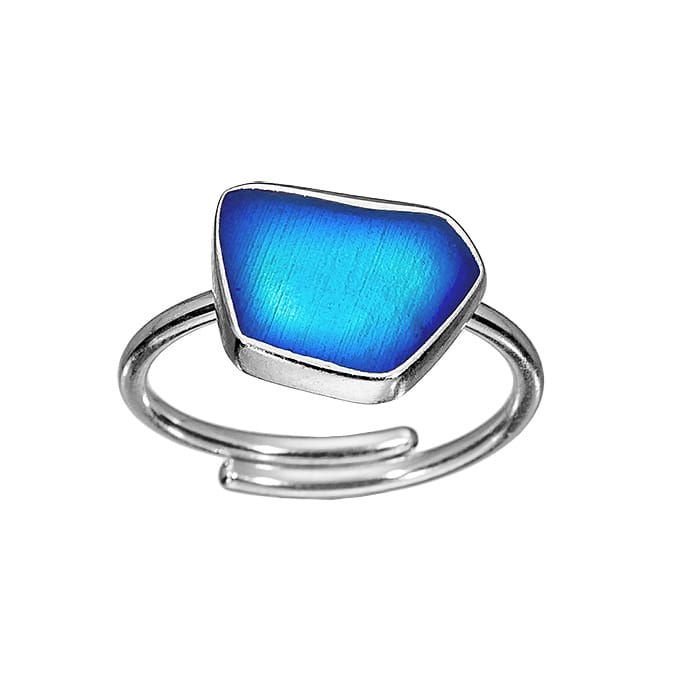 Ring silver 925o seaglass