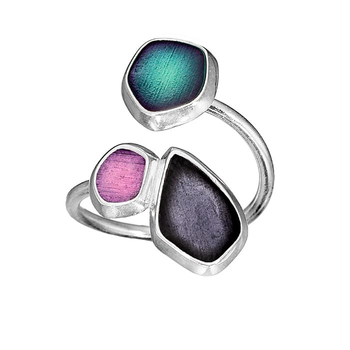 Ring silver 925o seaglass