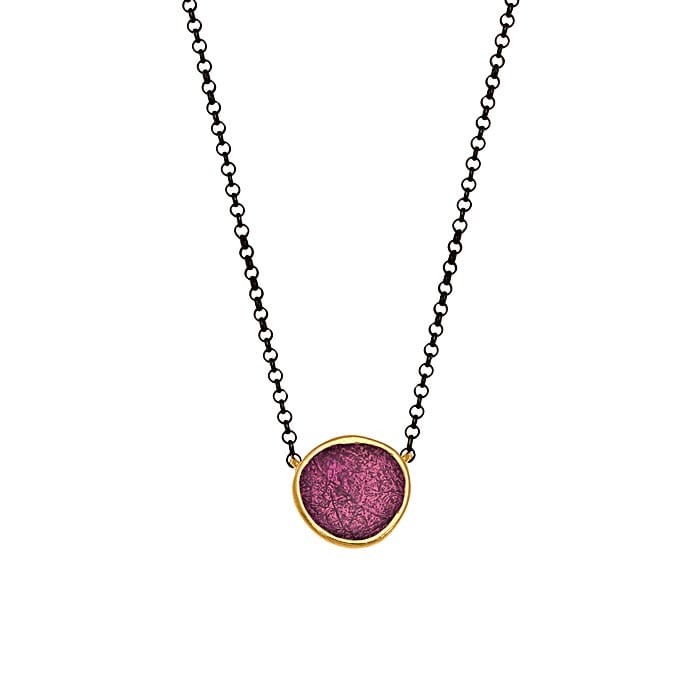 Necklace silver 925o enamel
