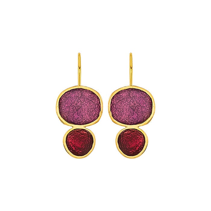 Earring silver 925o enamel